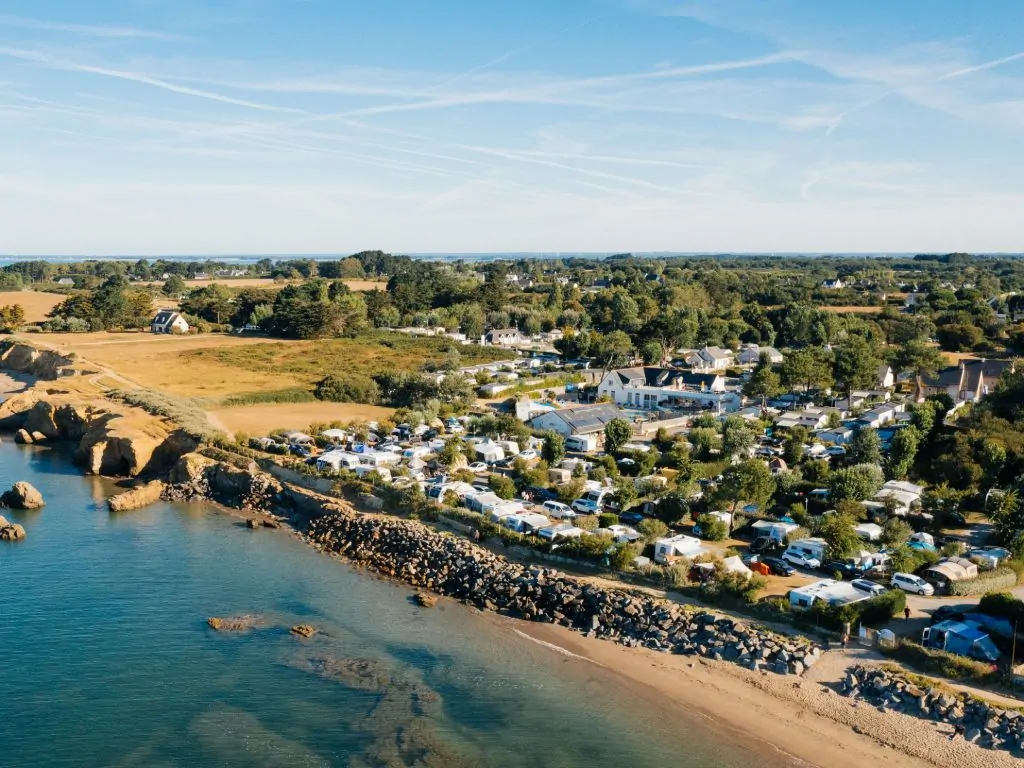 emplacements avec sanitaires privés en bord de mer 