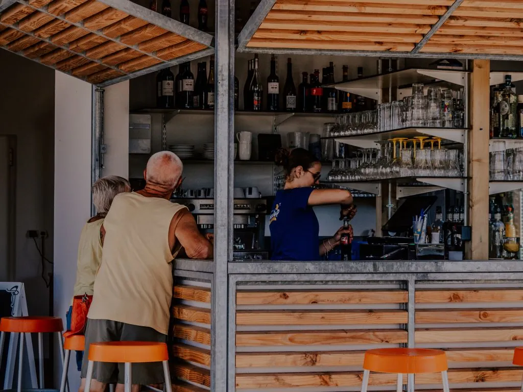 bar extérieur - Océano d'Or Chadotel